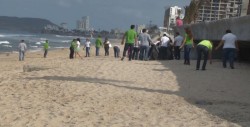 Limpian las playas en el marco del Día Mundial del Medio Ambiente