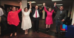 Candidatos se comprometen con Coparmex