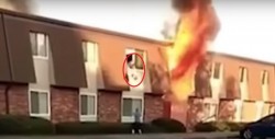#Video Madre lanza a su bebé por la ventana de un edificio en llamas