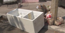 Basura por Infonavit Humaya en Circuito de Orión