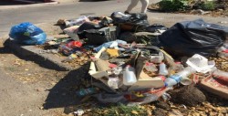 Siguen dejando basura en esquina con Colegio Militar