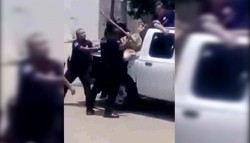 Sancionarán a policía que agredió a detenido