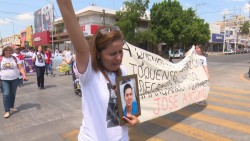 Marchan para que paren las desapariciones forzadas en Sinaloa