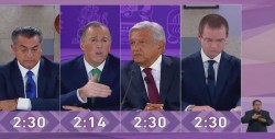 Desaprovechan candidatos a la Presidencia el último debate
