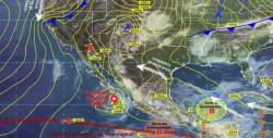 Tres sistemas tropicales provocarán lluvias en 31 regiones del país