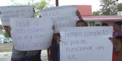 Pide jardín de niños apoyo para subestación