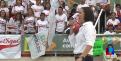 Pide candidata local voto para Meade