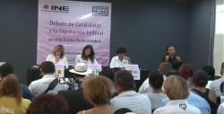 Sostienen debate candidatas a la diputación del distrito 06