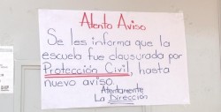 Por cortocircuito, siguen sin clases en Primaria de Prados del Sol