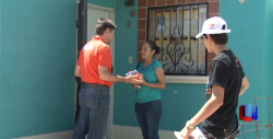 Trabajará candidato con la gente