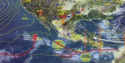 Onda tropical 7 provocará tormentas en el territorio nacional