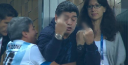 Maradona termina en el hospital