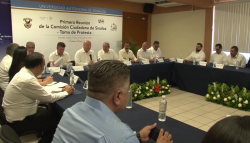 Reunión de trabajo contra la violencia