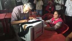 Llega el primer paquete a la junta distrital ejecutiva del 05 distrito electoral