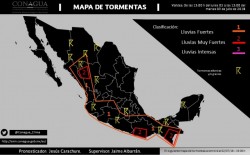 Lluvias fuertes e intenso calor: Meteorológico