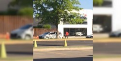 "Levantan" a una persona frente a la Fiscalía de Sinaloa