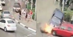 #Video Peatones son arrollados por un auto en sede del Mundial