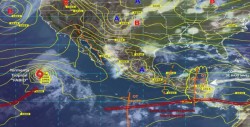 Onda tropical provocará lluvias al sureste del país