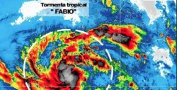 Fabio se debilita a tormenta tropical