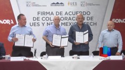 Firma convenio UES con Nuevo México