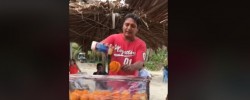 Así se venden los mangos en Mazatlán