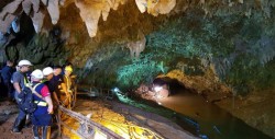 Los menores rescatados en Tailandia cavaron un túnel para mantener el calor