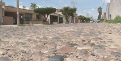 Calles empedradas lo que queda del viejo Culiacán