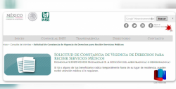 Exhorta IMSS a sacar constancia de vigencia