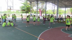 Campistas disfrutan actividades en la ciudad deportiva