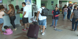 Fuerte actividad se registra en la Central Camionera