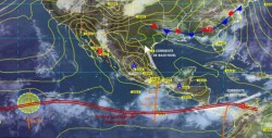 Canal de baja presión y onda tropical 19 provocará lluvias
