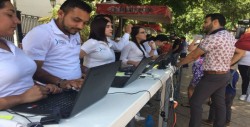 Colocan módulos de Ciudadano Digital en plazas públicas