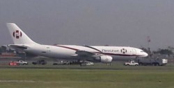 Se registra accidente de avión de carga en AICM