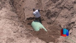 En Bácum indígenas yaquis muestran que gasoducto es inoperante