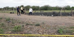Hallan hombre calcinado en Ejido El Coronel