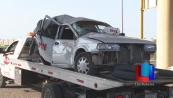 En Cajeme, choque múltiple en carretera internacional