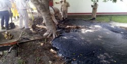 Sorprende brote de petróleo en escuela de Tamulipas