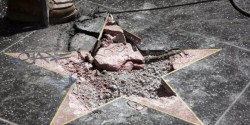 Hombre que destruyó estrella de Trump sale bajo fianza con ayuda inesperada