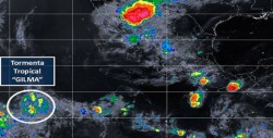 Se forma la tormenta tropical "Gilma" en el Pacífico