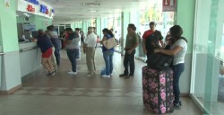 Fuerte movimiento de pasajeros registra Central Camionera