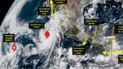 Fuertes vientos e intensa lluvia dejará "John" en Ahome