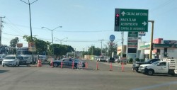 Cierre del Arjona, en el tramo de Pedro Infante a G Calderón