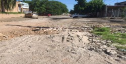 En muy mal estado las calles de la colonia Hidalgo