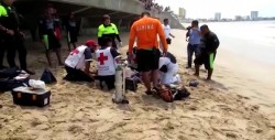 Muere una persona ahogada frente a monumento de Lobos Marinos
