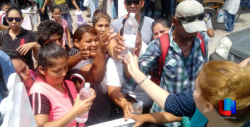 Continúan repartiendo botellas de agua en Cajeme