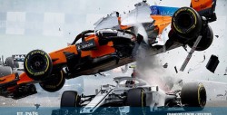 Video: Momento cuando auto F1 pasa por encima de Lerec