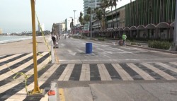 Cierran Avenida del Mar hasta el monumento al pescador