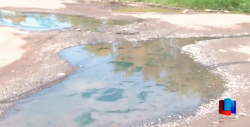 Un fuerte foco de infección el afloramiento de aguas negras