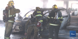 Bomberos de Cajeme soportan temperaturas de 700 grados