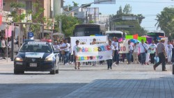 Marchan para exigir que regresen al joven Rigoberto quien desapareció el pasado 24 de agosto